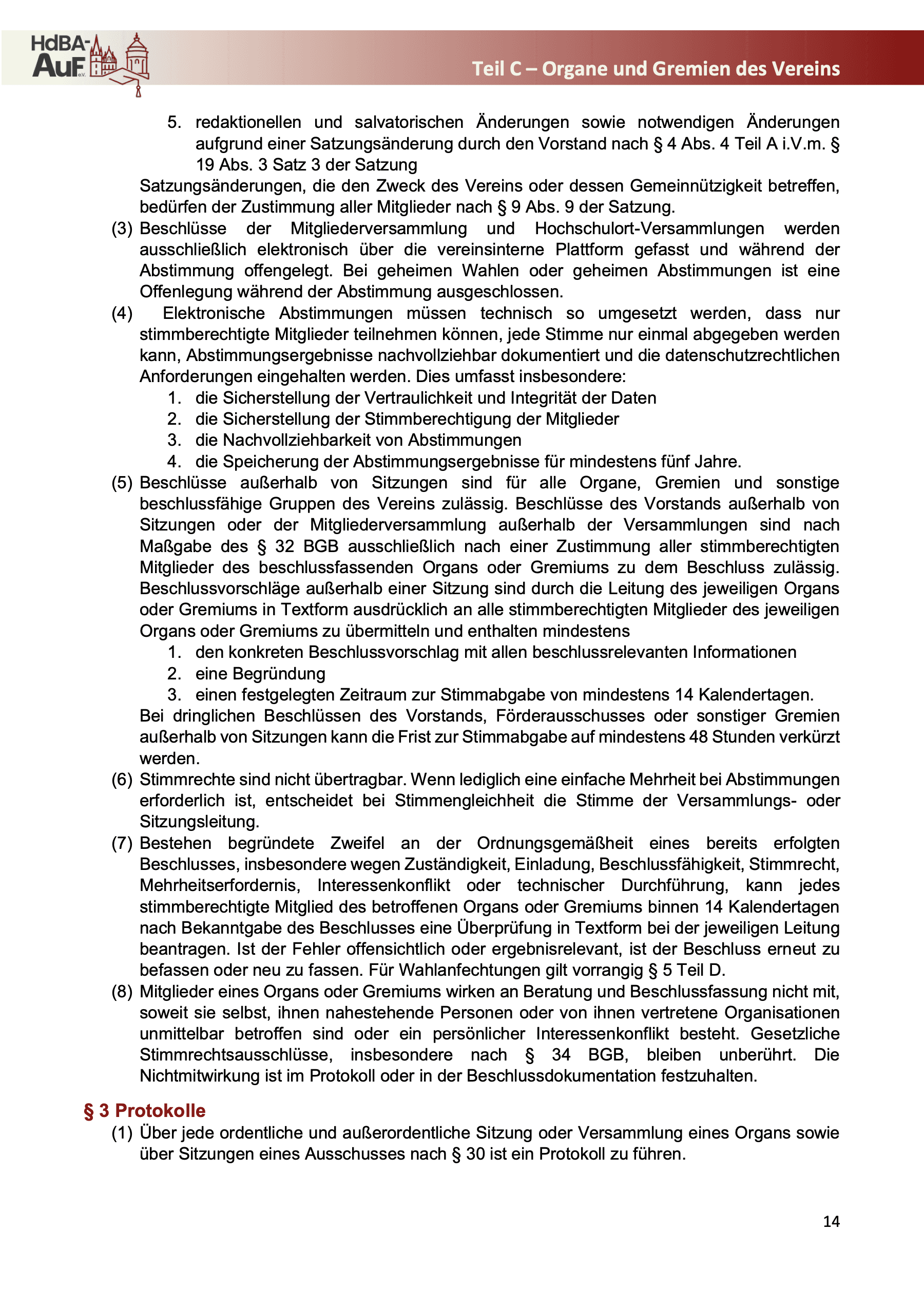 Geschäftsordnung — Seite 16 von 52