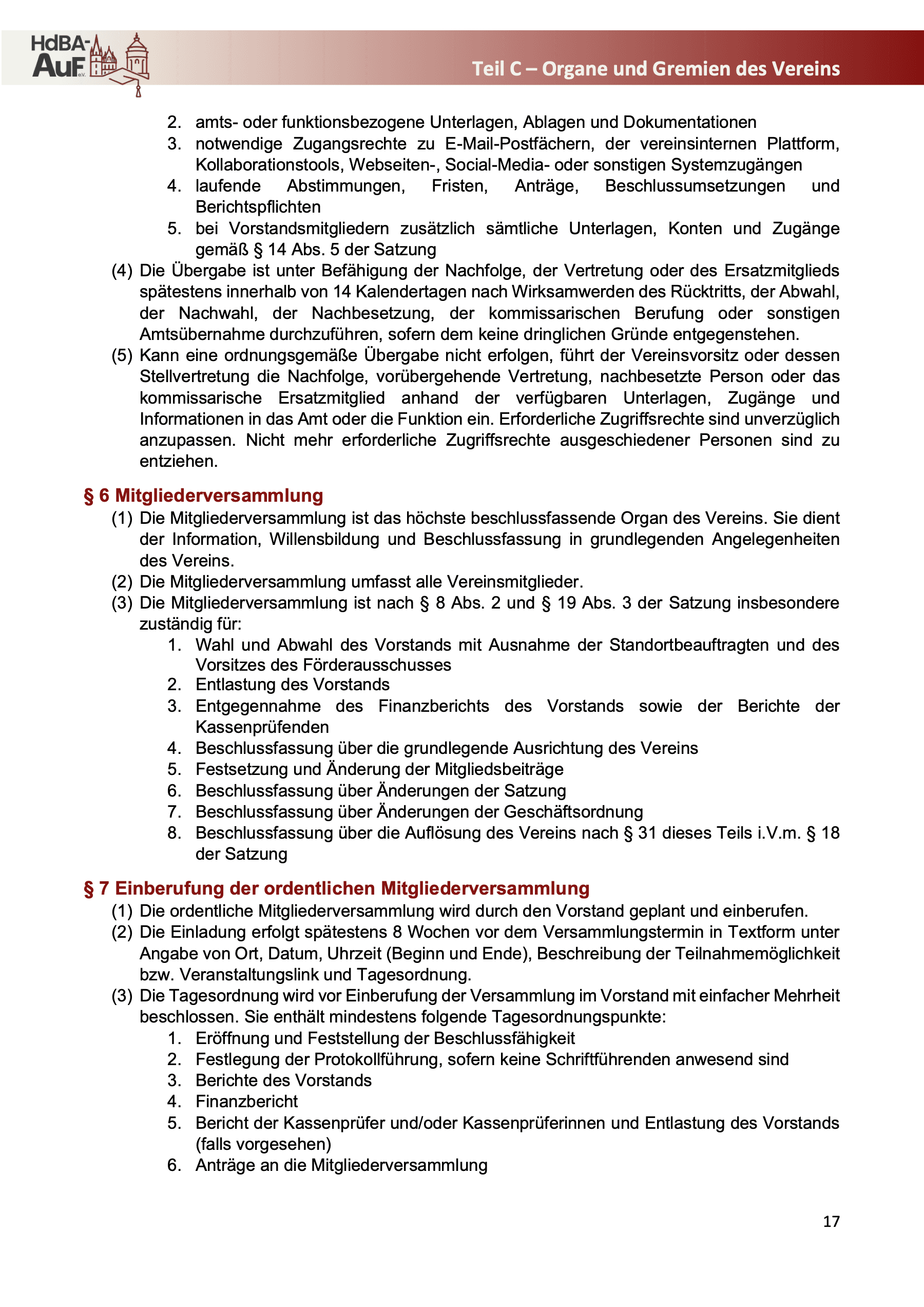 Geschäftsordnung — Seite 19 von 52