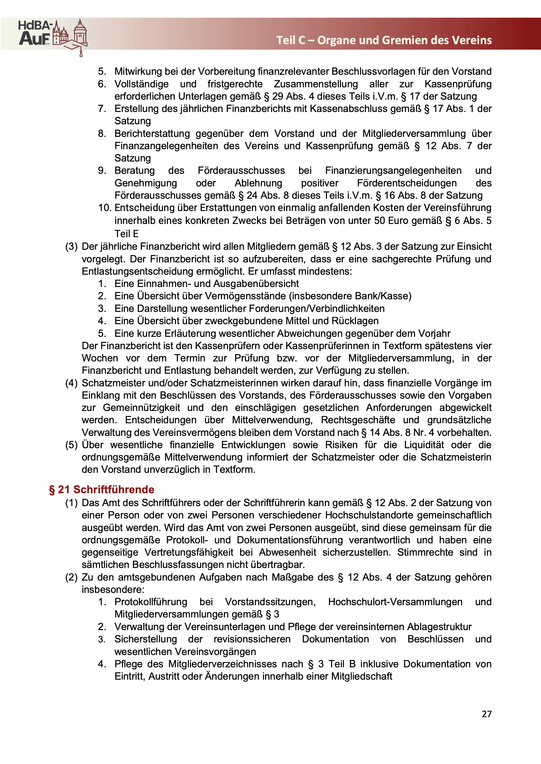 Geschäftsordnung — Seite 29 von 52