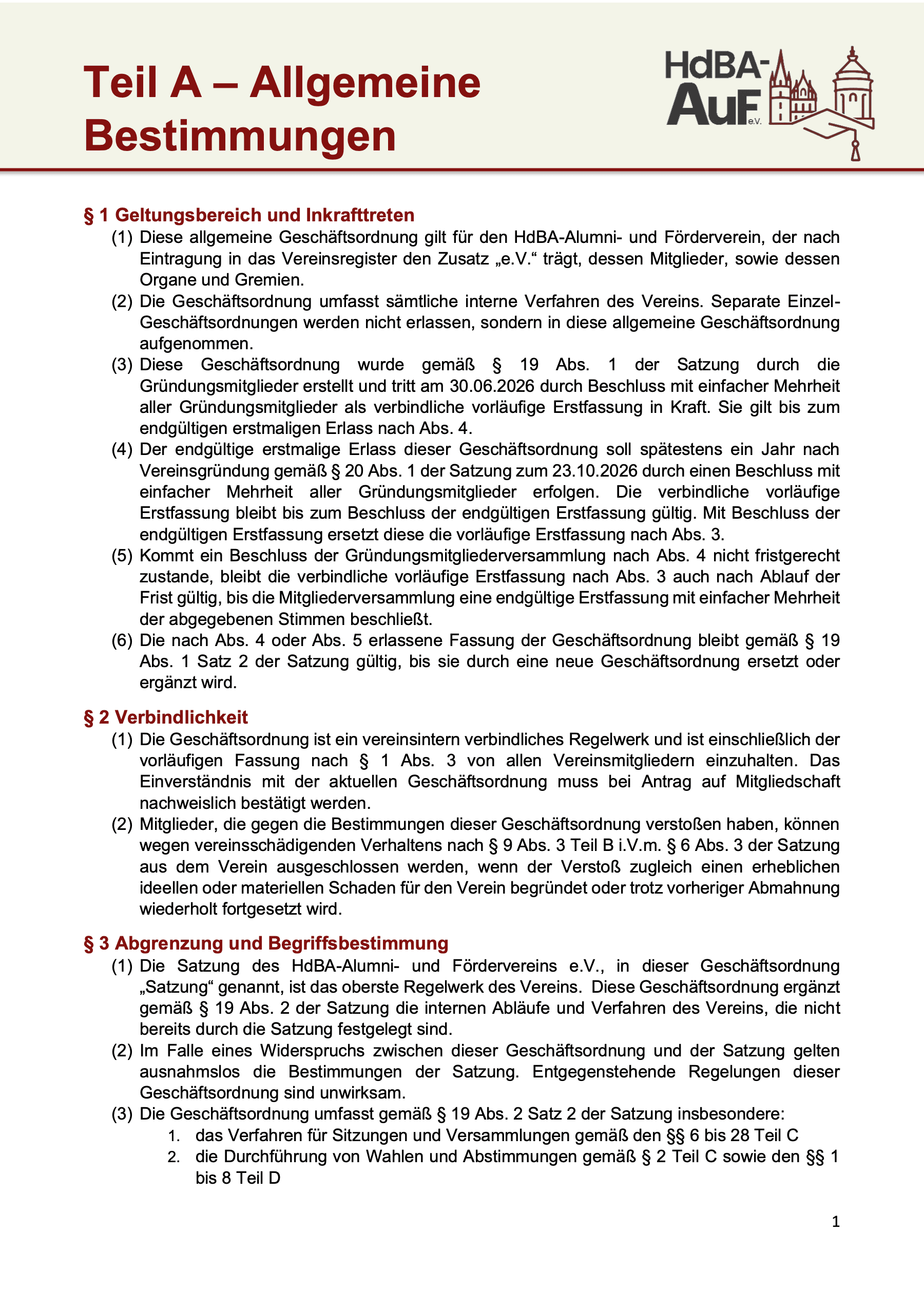 Geschäftsordnung — Seite 3 von 52