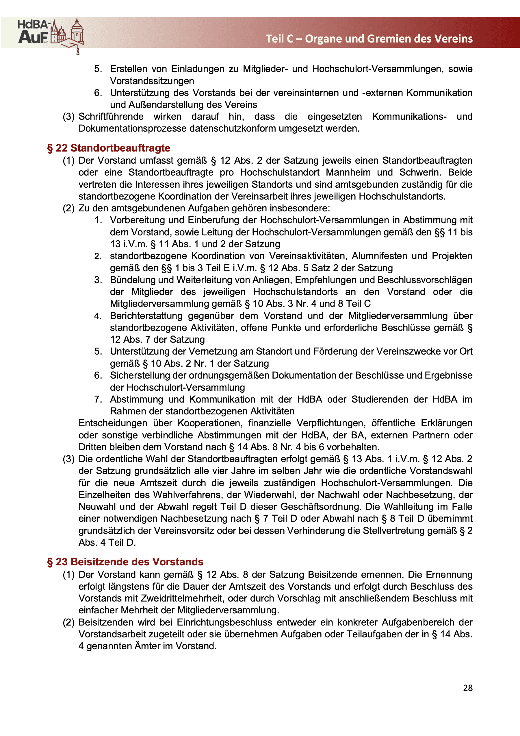 Geschäftsordnung — Seite 30 von 52