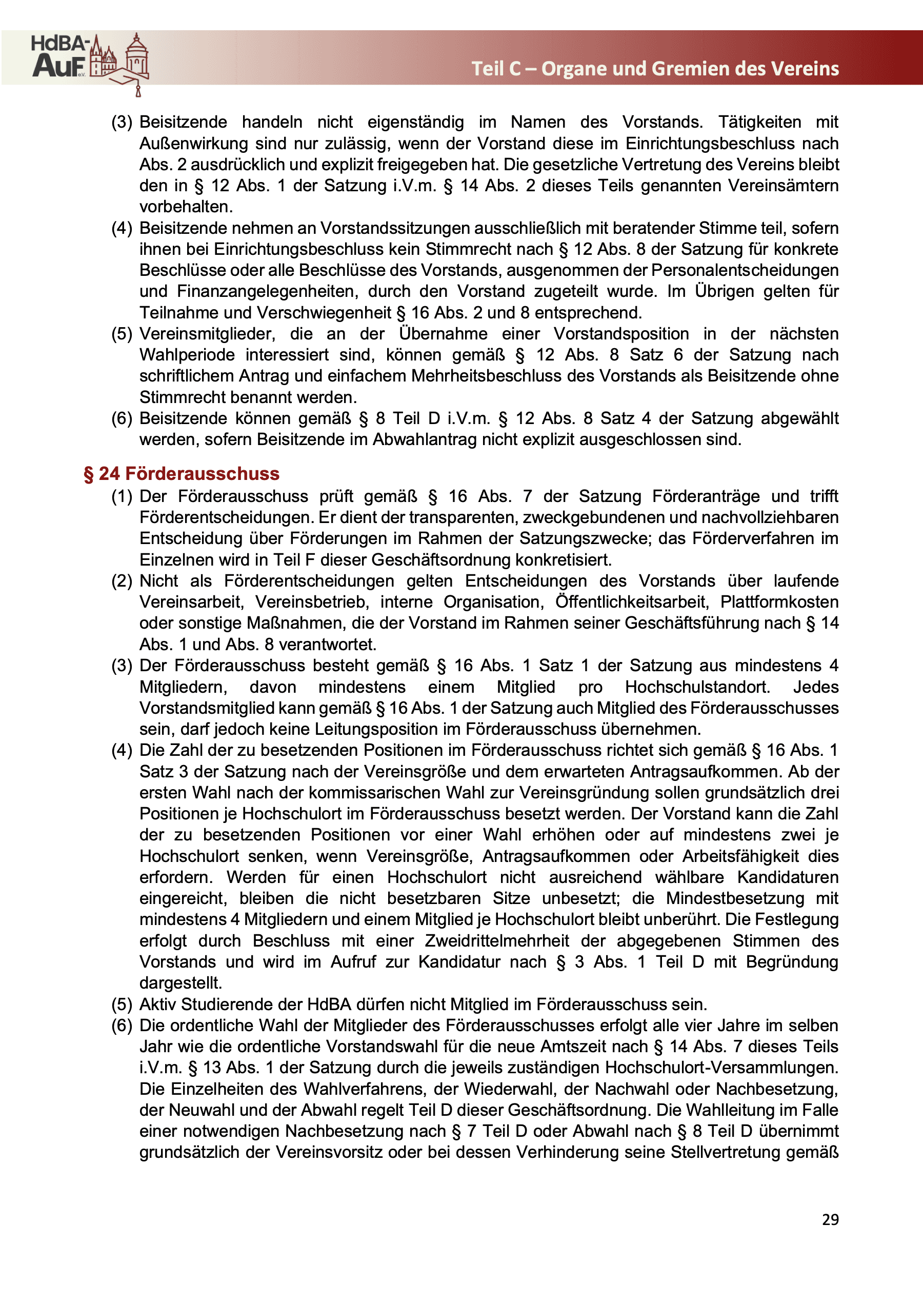 Geschäftsordnung — Seite 31 von 52