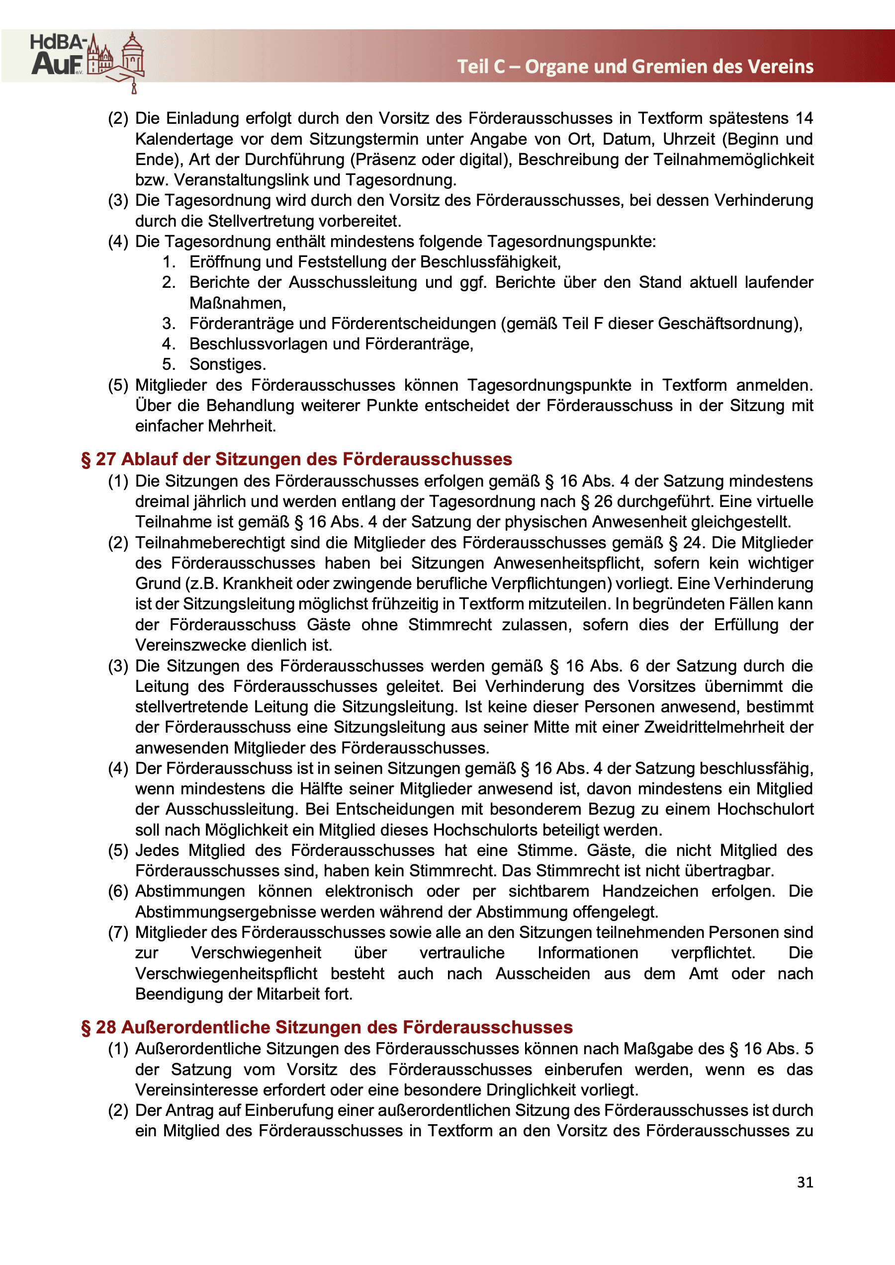 Geschäftsordnung — Seite 33 von 52