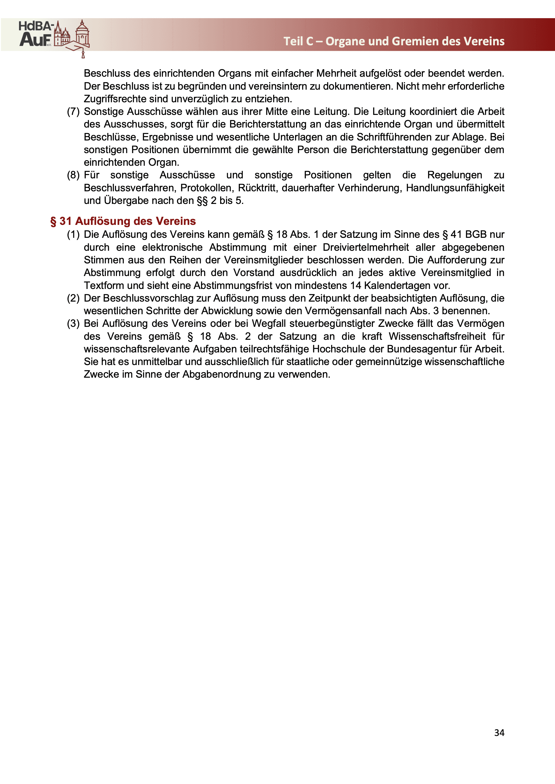 Geschäftsordnung — Seite 36 von 52