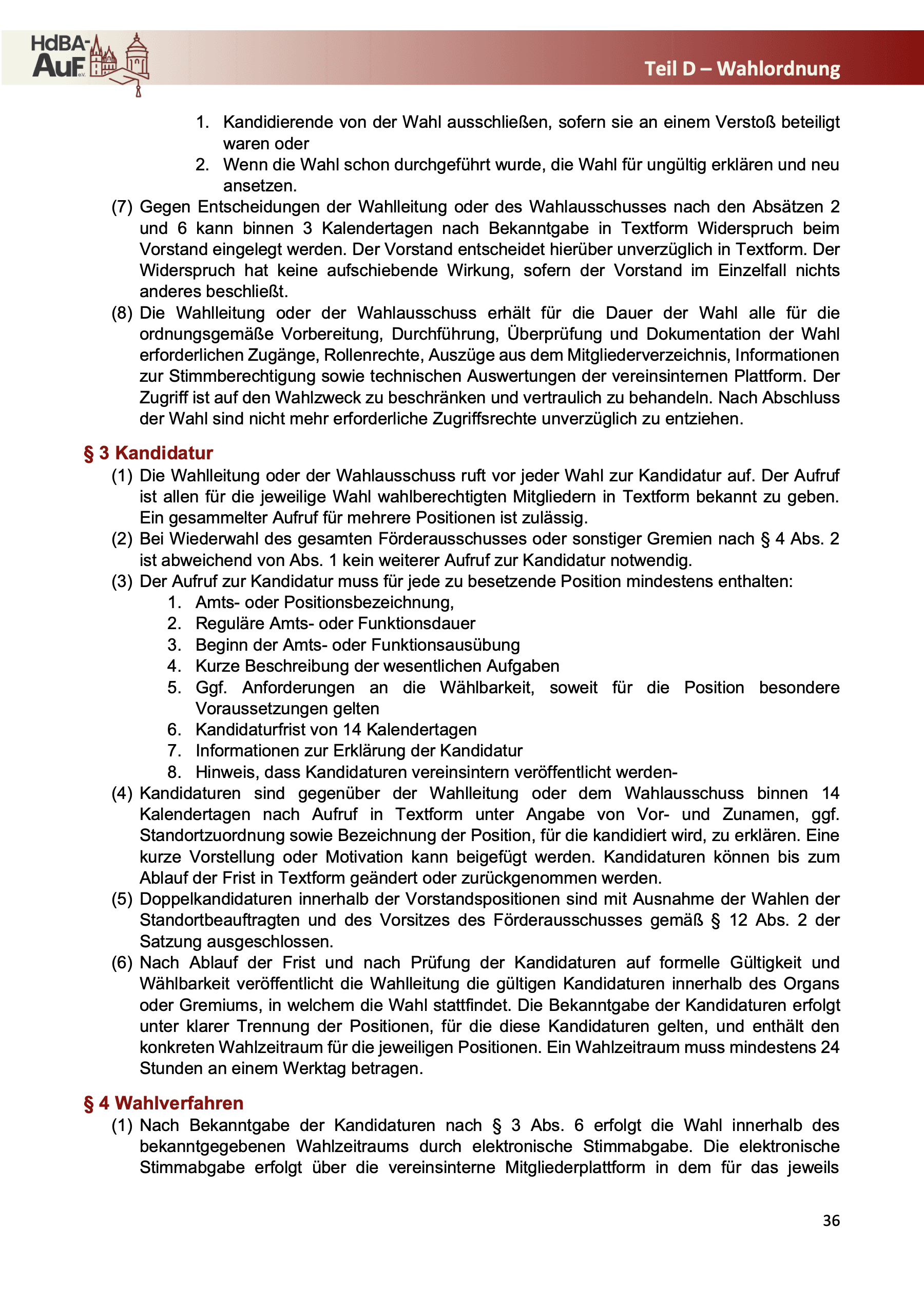 Geschäftsordnung — Seite 38 von 52