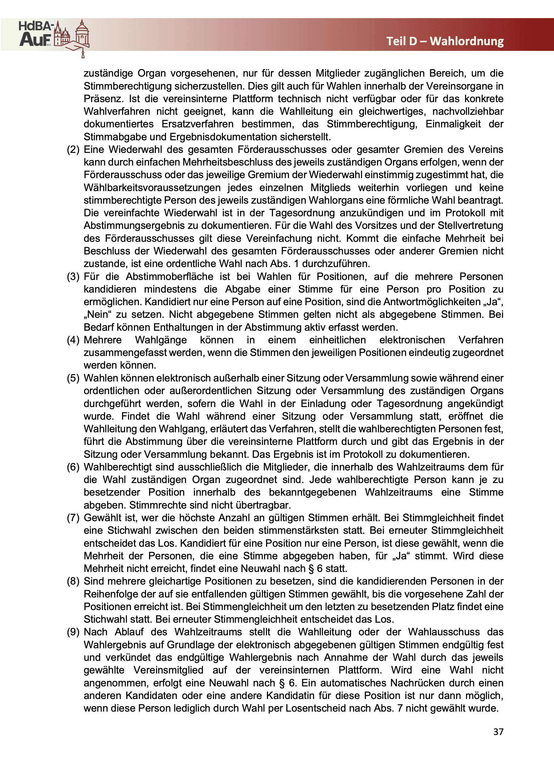 Geschäftsordnung — Seite 39 von 52
