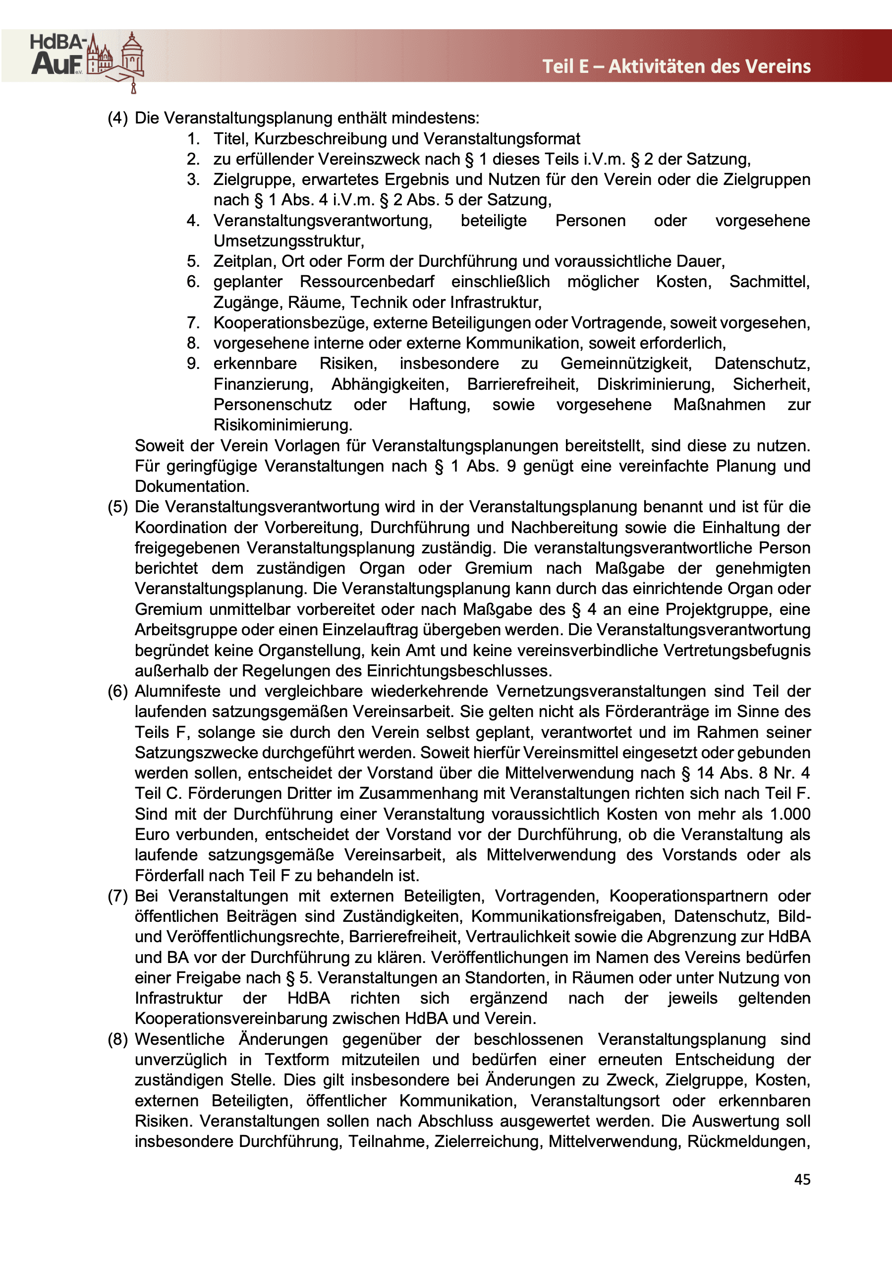 Geschäftsordnung — Seite 47 von 52