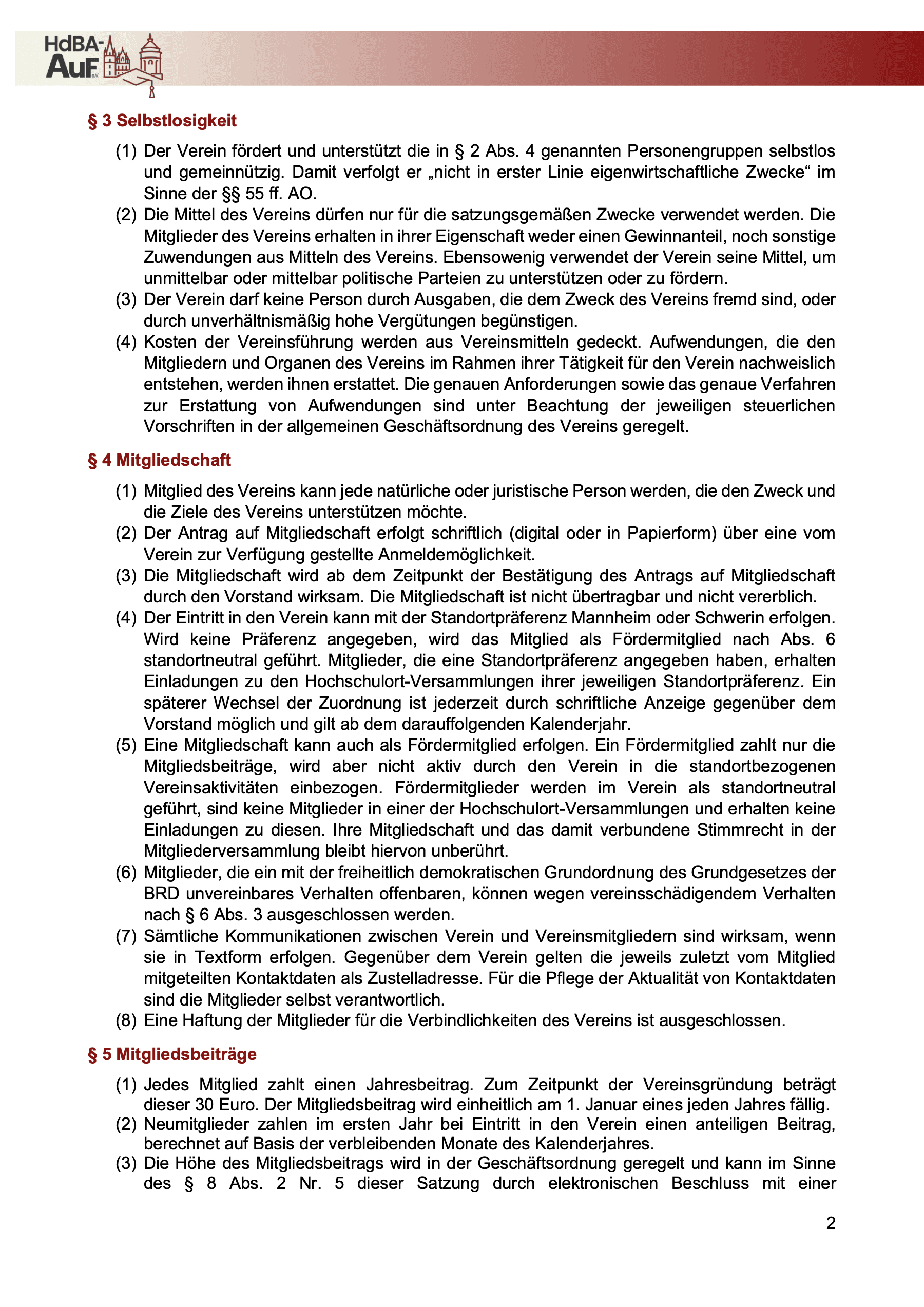 Satzung — Seite 3 von 10